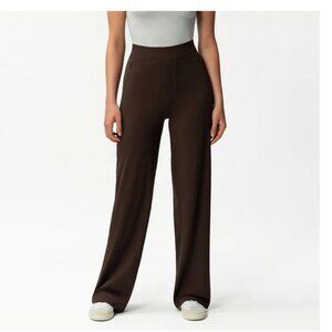 Ninepine Asana Relaxed Straight Pant - Brown
